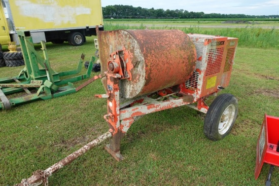 #5203 ESSICK CEMENT MIXER HONDA ENG 8.0 HP NEEDS CARB & PULL CORD MODEL EM