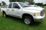 #1401 2002 DODGE RAM PICKUP 4 DOOR 4X4 5.9 L 294663 MILES