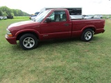 #5101 1998 CHEVY S10 LS TRUCK REG CAB 161206 MILES A/C NOT WORKING 5 SP TRA