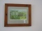 TOLL HOUSE PRINT FRAMED UNDER GLASS PINE FRAME APPROX 20 X 16 INCH