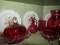 MIDDLE SHELF OF CUPBOARD INCLUDING MARY MCGREGOR CRANBERRY THUMBPRINT PITCH