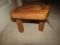 SMALL WOODEN FOOT STOOL