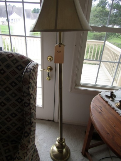 BRASS FLOOR LAMP