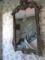 WALL MIRROR HEAVILY CARVED FRAME 4' X 28 INCH