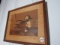 2 CARVED SCENES WOOD DUCK