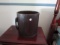 PRIMITIVE WOODEN PAIL WITH DOUBLE HANDLES 13 INCH TALL