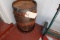 ANTIQUE WOODEN KEG APPROX 20 INCH TALL