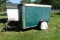 CLASSIC 6 X 8 CARGO TRAILER SINGLE AXLE NO TITLE SWINGING BACK DOOR SKYLIGH