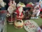 COLLECTION OF CHRISTMAS DECORATIVES INCLUDING SANTAS NUT CRACKERS AND MORE