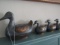 SET OF 4 METAL DUCK BOXES