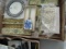 BOX OF NEW BOMBAY COMPANY DECORATIVES PICTURE FRAMES MINIATURE MIRRORS AND