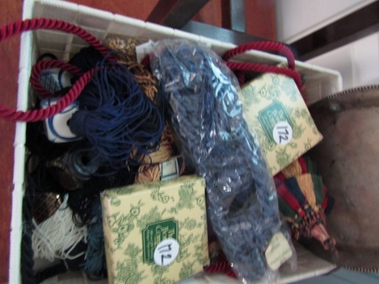BOX LOT BELL PULLS AND CURTAIN TIE BACKS MOST LIKE NEW