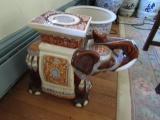 ELEPHANT GARDEN SEAT 15 INCH TALL