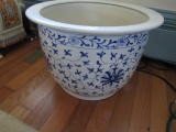 ORIENTAL STYLE PLANTER 15 INCH ACROSS