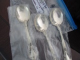 4 NEW IN WRAPPER STERLING GORHAM SOUP SPOONS 4.85 TROY OZ