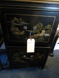 ORIENTAL BLACK LACQUER FILING CABINET