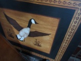 FIREPLACE SCREEN WITH INLAY CANADA GOOSE 3' X 28 INCH