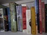 SHELF OF HARDBACK BOOKS INCLUDING ANSWER BOOK KILLING JESUS BY BILL OREILY