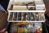 TACKLE BOX FULL OF MOSTLY SURF TACKLE
