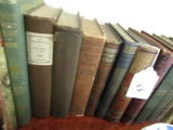 COLLECTION OF OLD BOOKS INCLUDING ABRAHAM LINCOLN THE BOY AND THE MAN THROU