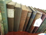 COLLECTION OF OLD BOOKS INCLUDING ABRAHAM LINCOLN THE BOY AND THE MAN THROU