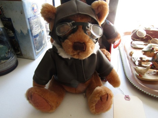 TOY COLLECTION INCULDING TOP GUN TEDDY BEAR AND MODEL MERCEDES BENZ