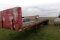 #2805 1982 GREAT DANE FLAT TRAILER APPROX 40' TANDEM AXLE WOOD NEEDS REPLAC