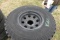 #5101 4 BF GOODRICH TIRES ALL TERRAIN T/A 32X1150 R 15 LT ON 5 LUG WHEEL