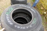 #5106 4 DUNLOP RV XT TIRES RADIAL ROVER 33X12.50 R 16.5 LT