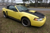 #3505 2000 FORD MUSTANG CONVERTIBLE 206773 MILES 4.6 AUTO TRANS CRUISE LEAT