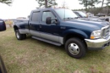#4001 1999 F350 XLT 4 WD 7.3 DIESEL 89000 MILES CREW CAB CLOTH AUTO TRANS A