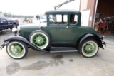 #3301 1930 MODEL A 4 CYL 3 SP TRANS RUMBLE SEAT STEPS FOG LAMPS