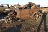 #126 FORD MODEL T CAR AND PARTS FRAME CHASSIS STEERING BELLY PAN SEAT BLOCK
