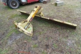 #108 SERVIS 8 ADJUST LITTLE RHINO SCRAPER BLADE 3 PT HITCH MOD E3WM SN 0845