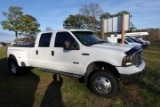 #803 2005 FORD F350 LARIAT WHITE DUALLY 2 WD POWER STROKE 6.0 DSEL 276559 M