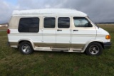 #4502 2003 DODGE RAM VAN 220707 MILES SEATS 7 SHERROD CONVERSION LEATHER CL