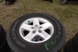 #5103 4 GOODYEAR WRANGLER TIRES SRA 255 75R17 JEEP RIMS 5 LUG