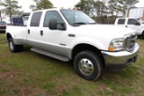 #1901 2003 FORD F350 SUPER DUTY 6.0 DIESEL DUALLY 291790 MILES 4 WD CREW CA