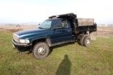 #2001 1995 DODGE 3500 DUMP TRUCK CUMMINS DIESEL 4X4 114948 MILES 24 X 24 ST