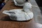 1 OVER SIZE CORK SEAGULL DECOY 20 X 9 WITH CARVED WOODEN HEAD PLYWOOD BOTTO