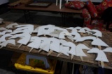 APPROX 3 PLYWOOD GOOSEHEAD CUT OUTS