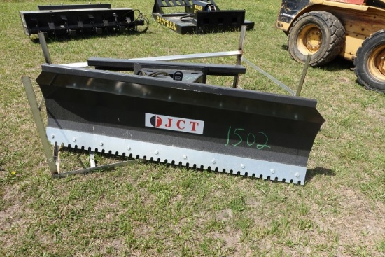 #1502 72" DOZER BLADES JCT QUICK ATTACH HITCH HYD LINES FOR BLADE ROTATION