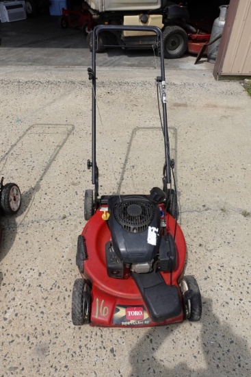 TORO RECYCLER 22" SELF PRO FWD KOHLER 6.75 OR 149 CC CLEAN OUT MOD 20377 SN