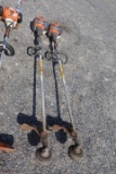 2 HUSQVARNA PROFESSIONAL 525 LST STRING TRIMMERS GAS POWERED