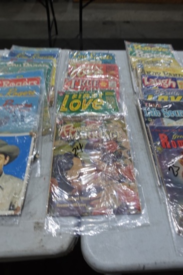 LOT OF 5 10 CENT COMICS INCLUDING FIRST LOVE TRUE SEACRETS ROMANCE AND MARR