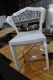 2 BOXES NEW IN BOX FLORIDA SEATING ITEM RP01A WHITE/LT GRAY CHAIRS PRAGE DI