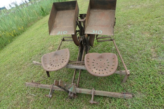 #310 SINGLE ROW PLANTER 2 SEAT SINGLE ROW PLANTER 3 PT HITCH