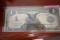 1899 SILVER CERTIFICATE WITH LINCOLN AND GRANT TREASURER JOHN BURKE X156487