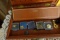 JEWELRY BOX WITH MASONIC JEWELRY RURITAN PINS