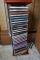 CD RACK WITH CDS